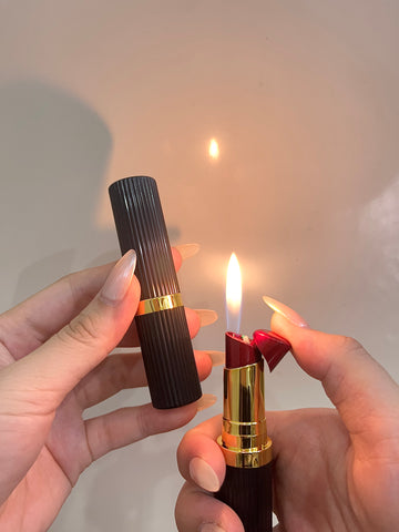 Lipstick lighter deco